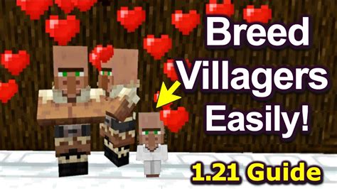 Minecraft 1.21: How to breed villagers .